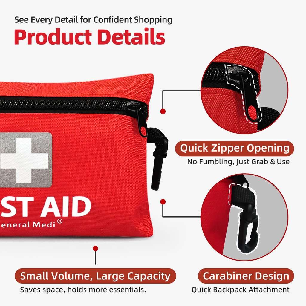 General Medi Mini First Aid Kit, 92 pieces, £6.77 S&S from General Medi UK
