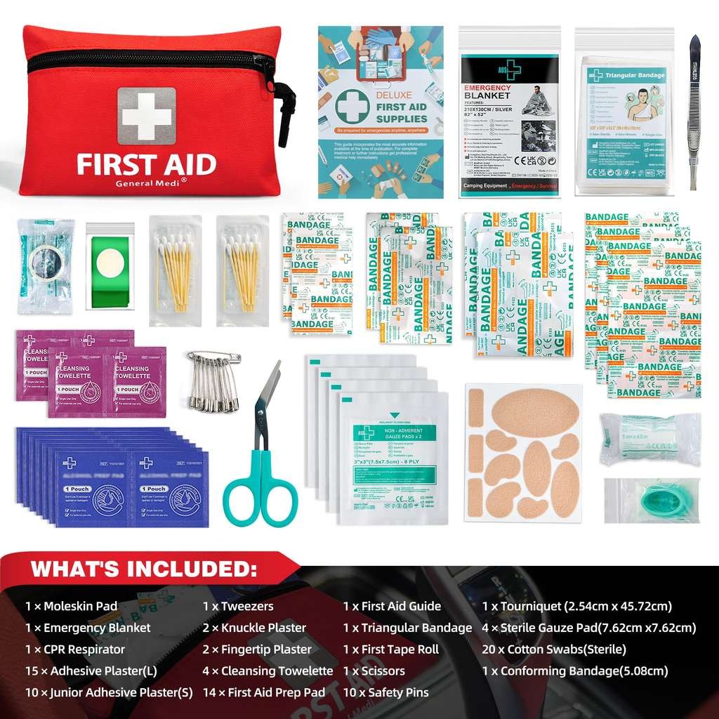 General Medi Mini First Aid Kit, 92 pieces, £6.77 S&S from General Medi UK