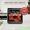 Breville Halo Flexi Air Fryer & Large Mesh Tray | Digital Dual Air Fryer Oven | 11L: Serves 10+ | FryBakeGrillRoast & Reheat | 2400 W | Save £65 a Year on Energy Bills* | Black [VDF138]