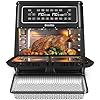 Breville Halo Flexi Air Fryer & Large Mesh Tray | Digital Dual Air Fryer Oven | 11L: Serves 10+ | FryBakeGrillRoast & Reheat | 2400 W | Save £65 a Year on Energy Bills* | Black [VDF138]