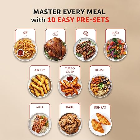 Breville Halo Flexi Air Fryer & Large Mesh Tray | Digital Dual Air Fryer Oven | 11L: Serves 10+ | FryBakeGrillRoast & Reheat | 2400 W | Save £65 a Year on Energy Bills* | Black [VDF138]