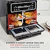 Breville Halo Flexi Air Fryer & Large Mesh Tray | Digital Dual Air Fryer Oven | 11L: Serves 10+ | FryBakeGrillRoast & Reheat | 2400 W | Save £65 a Year on Energy Bills* | Black [VDF138]