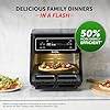 Breville Halo Flexi Air Fryer & Large Mesh Tray | Digital Dual Air Fryer Oven | 11L: Serves 10+ | FryBakeGrillRoast & Reheat | 2400 W | Save £65 a Year on Energy Bills* | Black [VDF138]