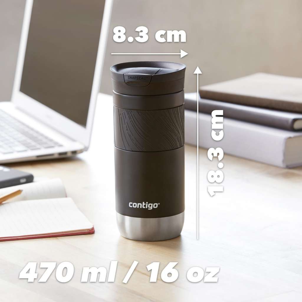 Contigo Byron 2.0 SNAPSEAL travel mug, 470ml, in Chardonnay