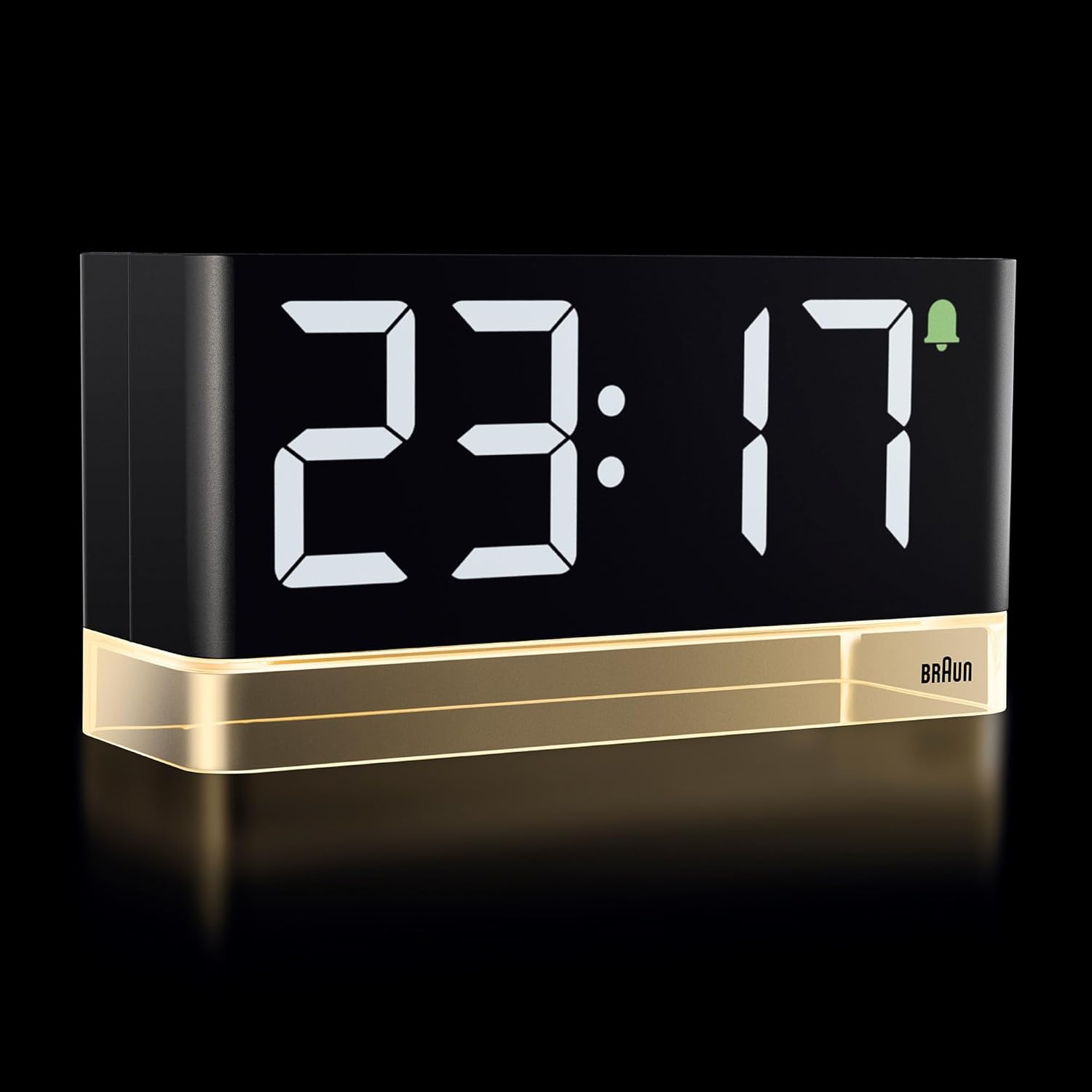 Braun Digital Alarm Clock with Extra Large LED Display