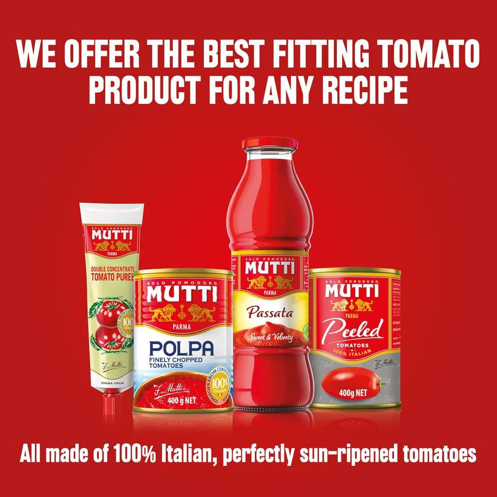 Mutti Finely Chopped Tomatoes 400g x 12