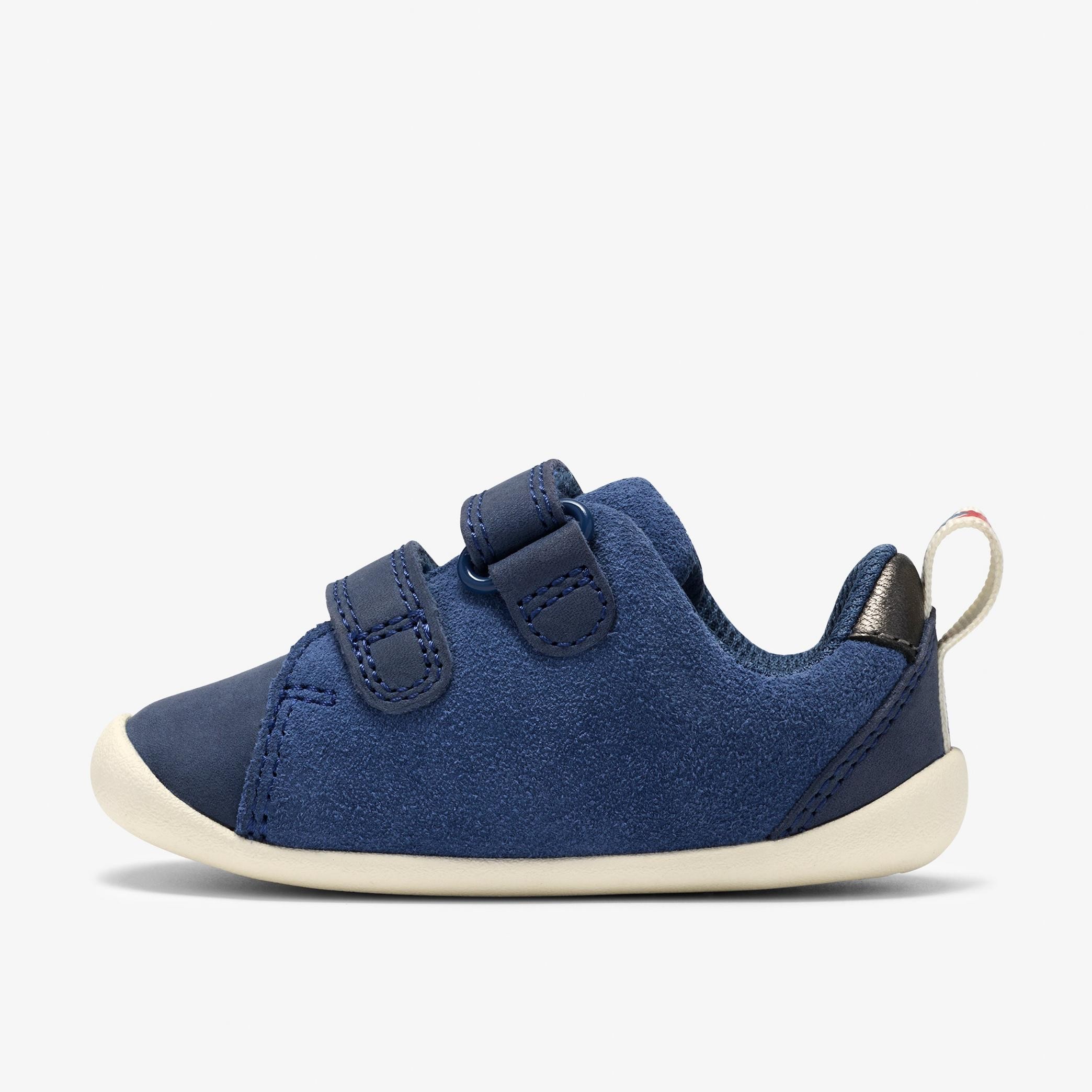Roamer City Toddler Blue Leather Trainers