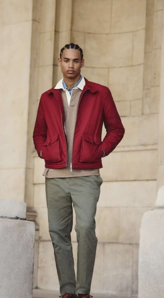 Borg Lined Shower Resistant Harrington Jacket, Navy, XS, L, 2XL, Red £28, Sizes XS to 4XL, Free C&C