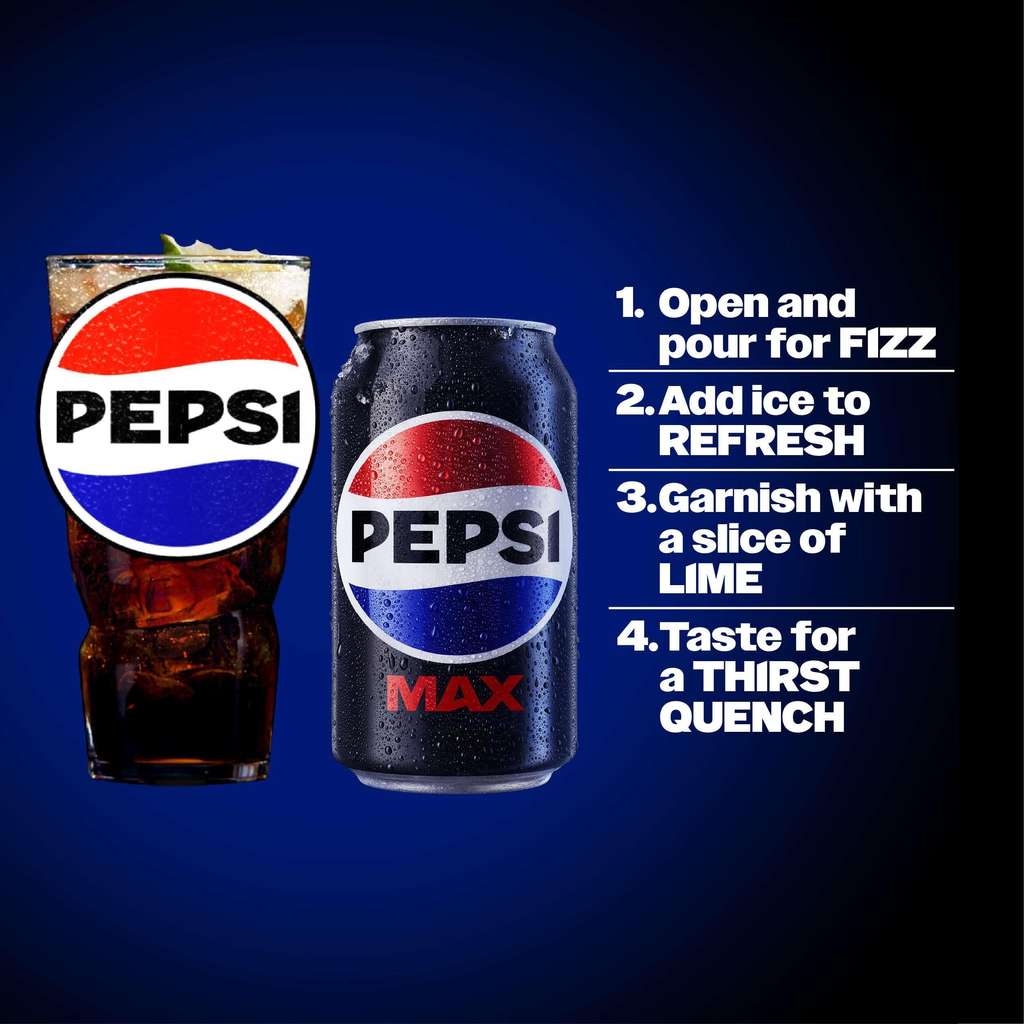 Pepsi Max No Sugar 24x330ml cans, great S&S prices £6.65 / £5.95