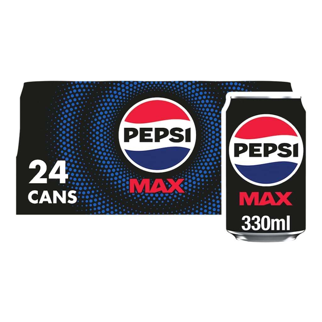 Pepsi Max No Sugar 24x330ml cans, great S&S prices £6.65 / £5.95