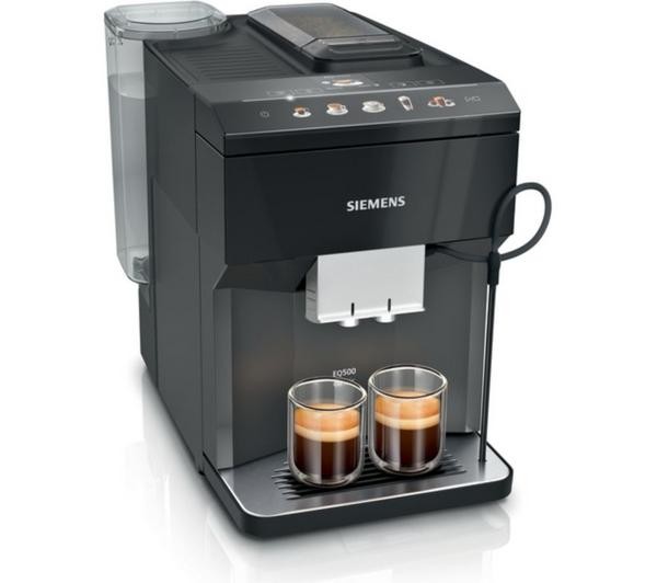 Siemens TP513GB9 EQ500 Bean to Cup Fully Automatic Coffee Machine, Piano Black