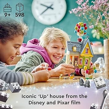 LEGO Disney Pixar Up House 43217 buildable toy with Carl, Russell, Dug and balloons