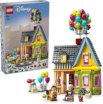 LEGO Disney Pixar Up House 43217 buildable toy with Carl, Russell, Dug and balloons