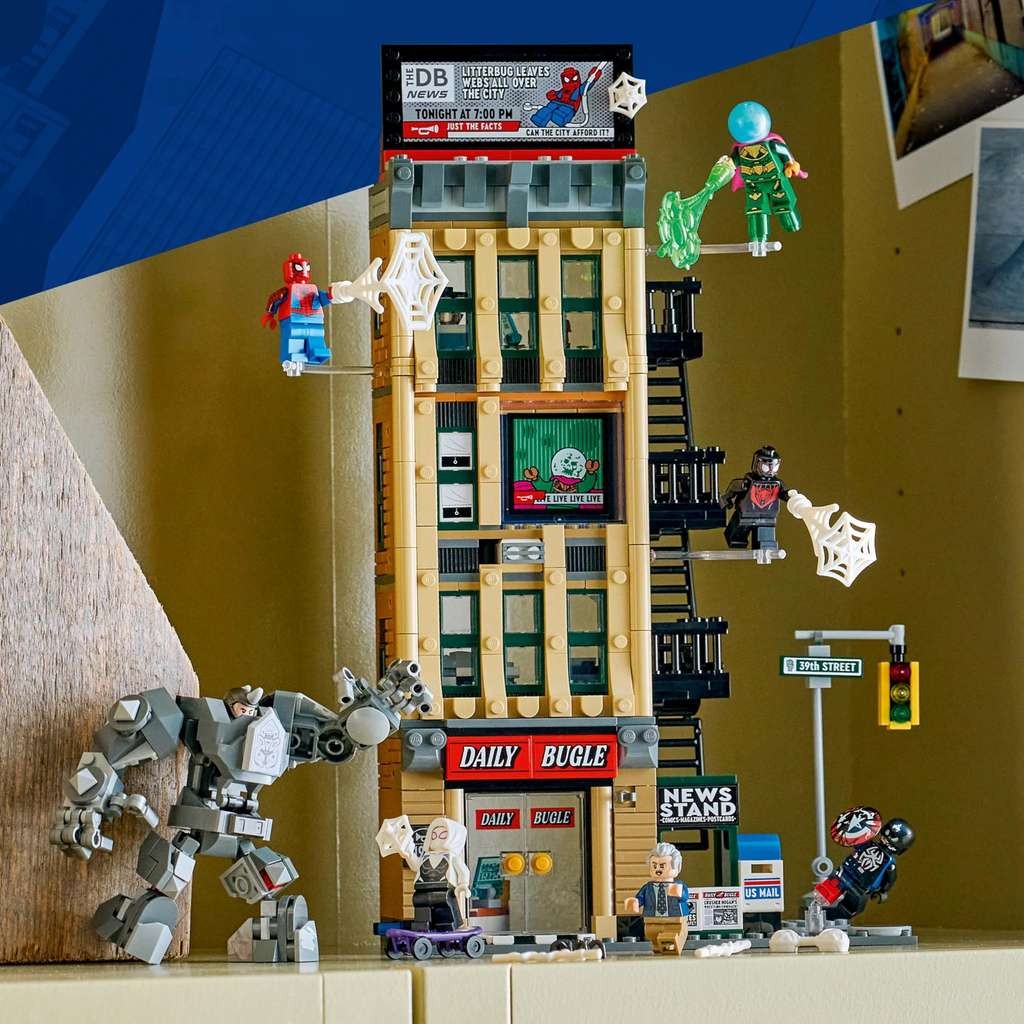 LEGO 76342 Marvel Daily Bugle set (Spidey vs Mysterio), looks pretty good