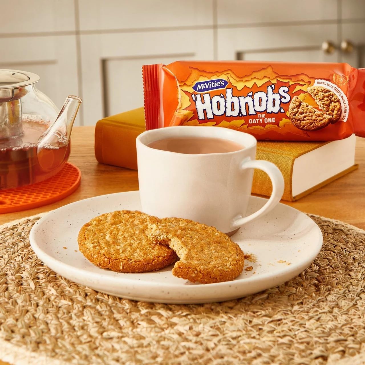 4 x McVitie's Hobnobs Biscuits The Oaty One 255g (£3.36 / £2.88 on S&S)