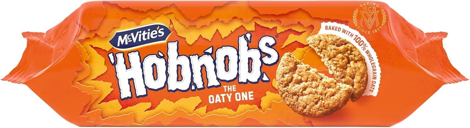 4 x McVitie's Hobnobs Biscuits The Oaty One 255g (£3.36 / £2.88 on S&S)