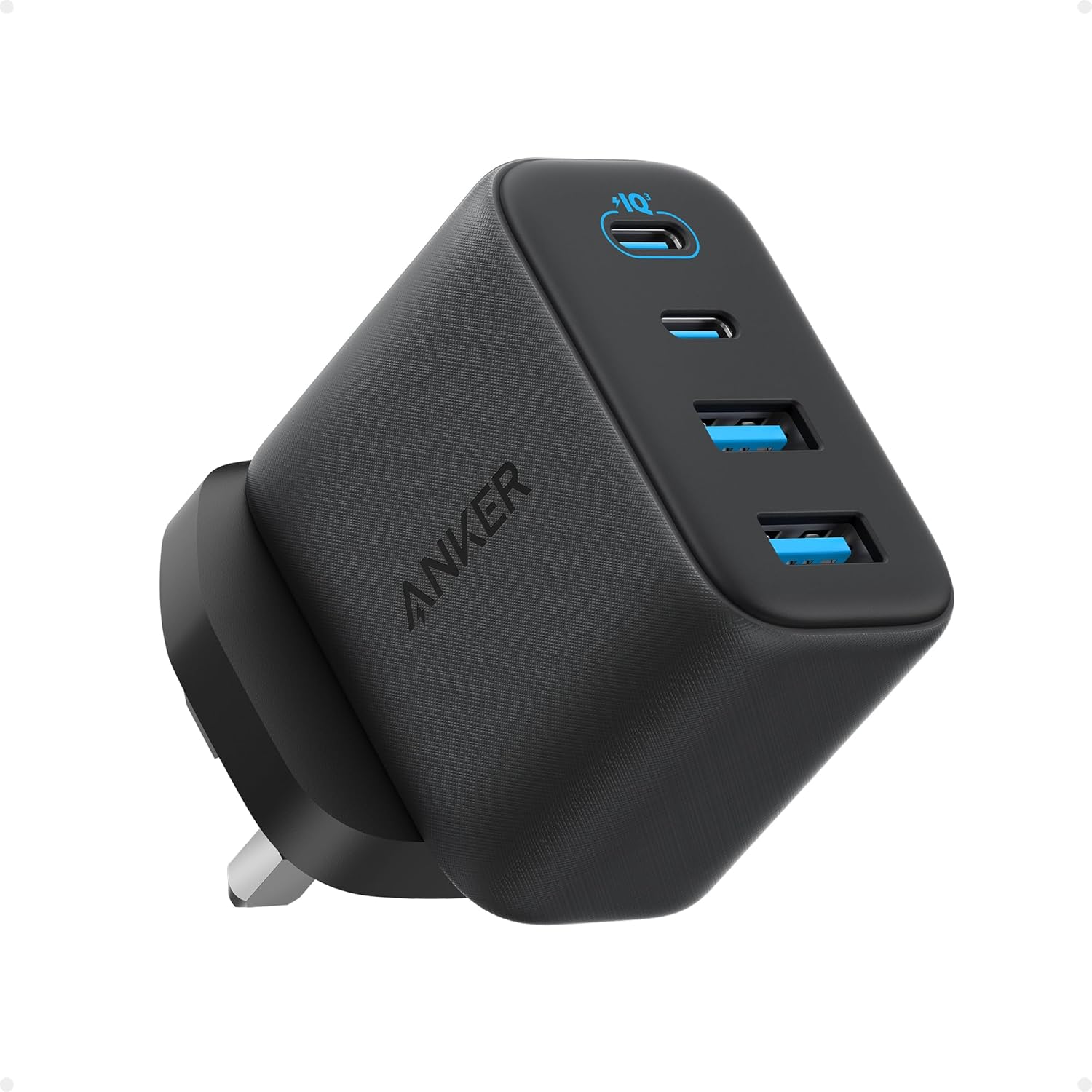 Anker Zolo 50W USB C Plug, 4-Port USB C Charger with 2 USB-C & 2 USB-A