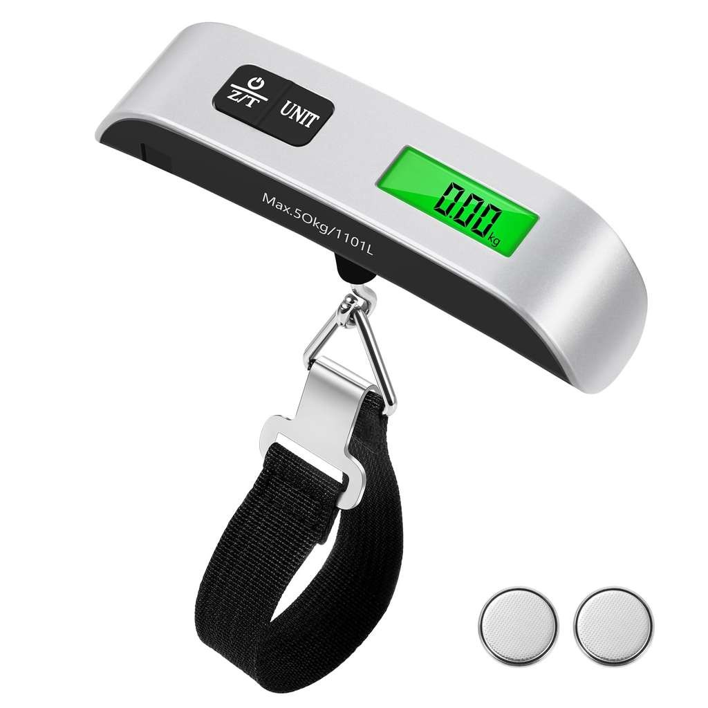 Brencco Electronic Luggage Scales, Portable Scales Max 50 kg/110 Lb