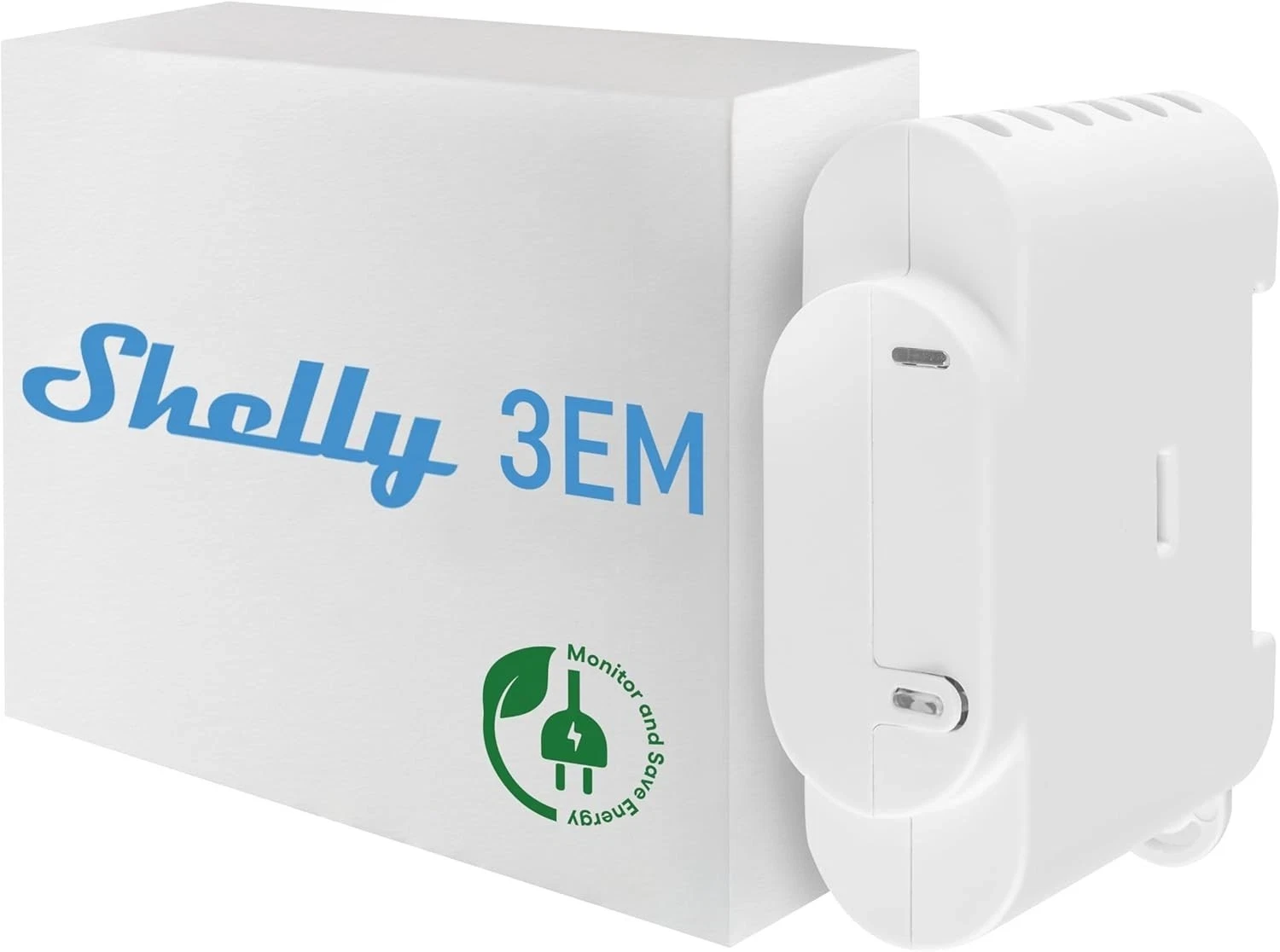 Shelly 3EM 3-Channel WiFi Smart Energy Meter with Contactor Control, 120A