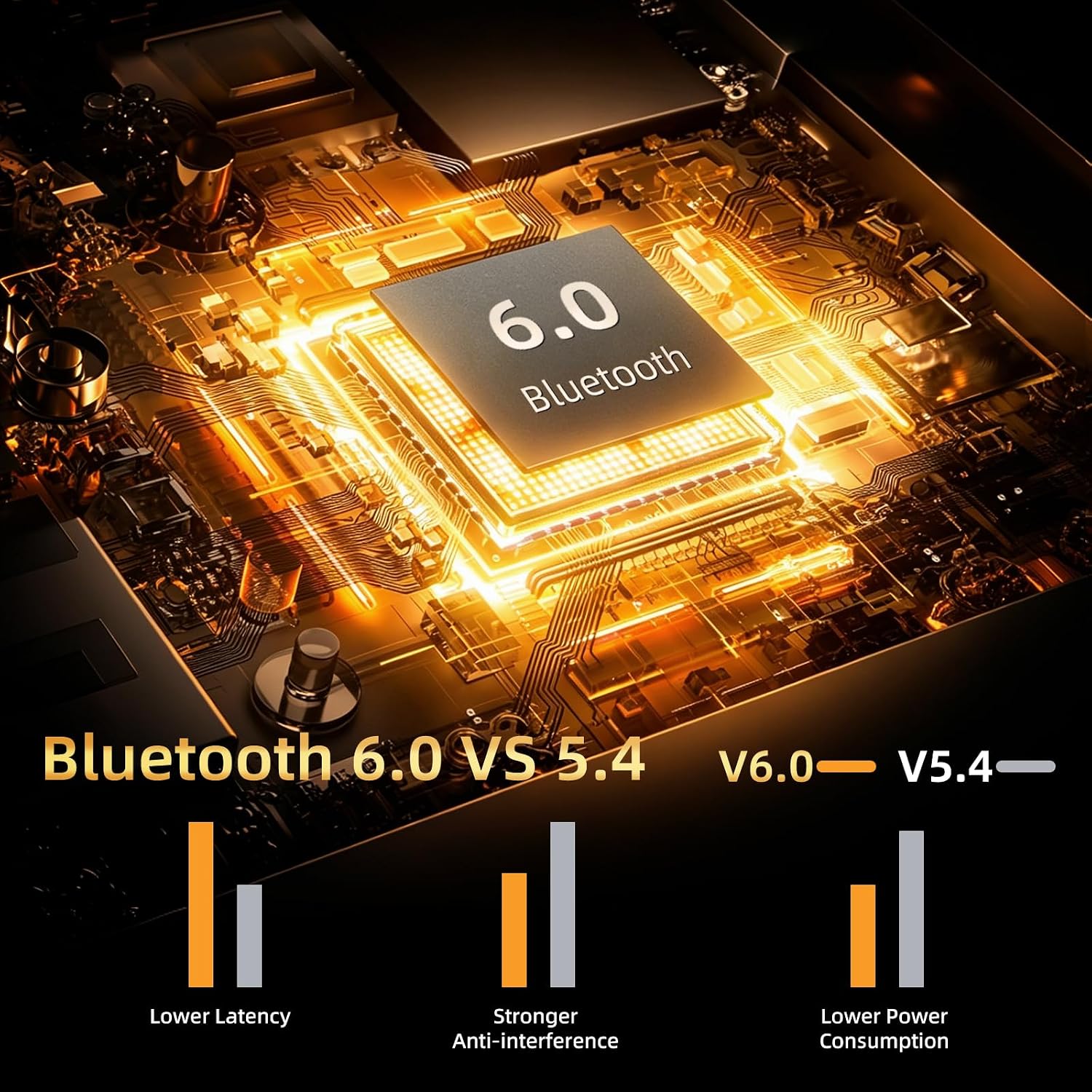 100H Bluetooth 6.0 Wireless Earbuds, Ear Buds 14.2mm Drivers with Big Bass Earphones, Air Pro 4 3 with ENC Noise Cancellation, 3g Lite In Ear Headphones, IP7 Ear Buds for iPhone Samsung Google Android