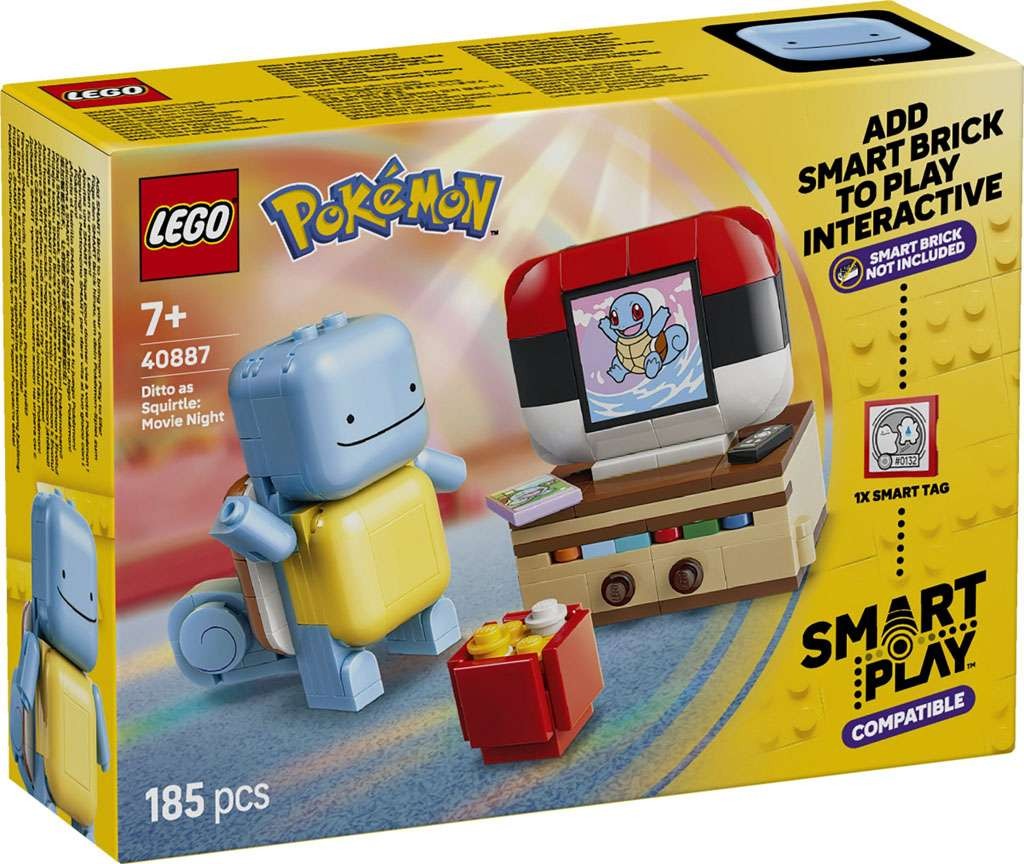 Free LEGO Pokemon Ditto as Squirtle Movie Night with £110 purchase, Pokemon Center