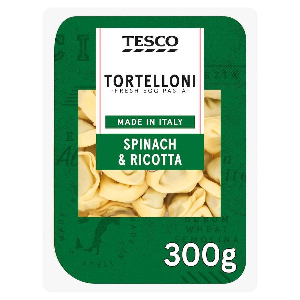 Tesco Fresh Tortelloni, 7 Varieties, 300g, Clubcard Price