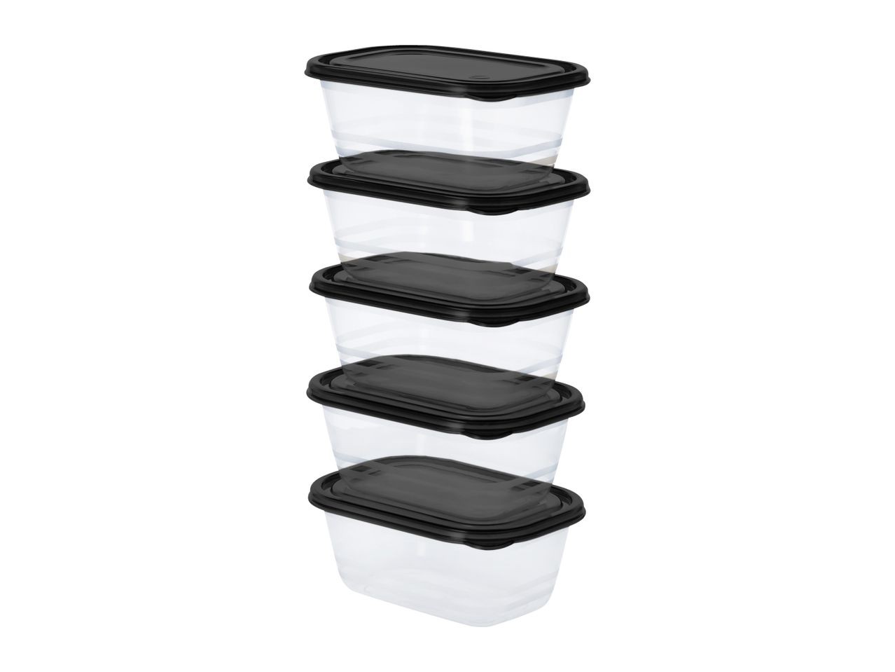 Silvercrest 0.6L Food Storage Containers, 5 Pack