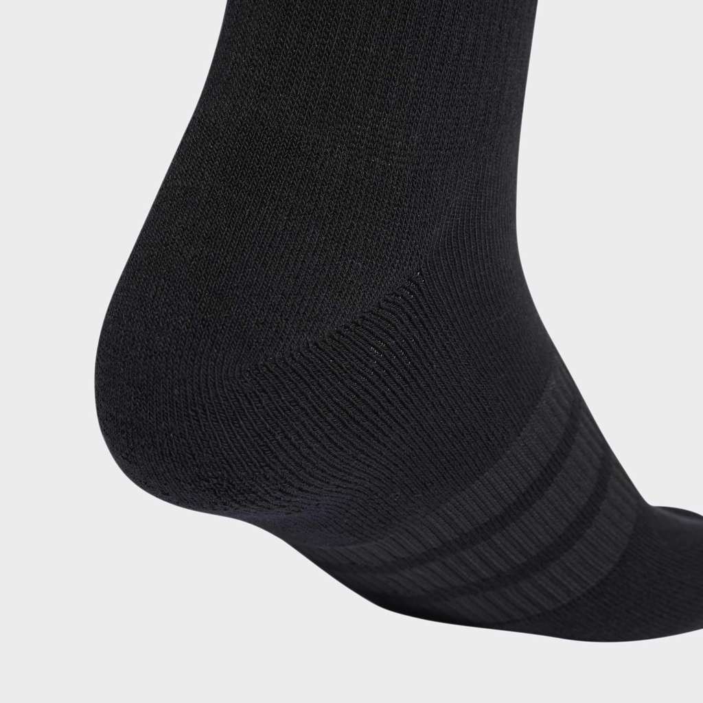 Adidas Men's Cushioned Sportswear Crew Socks, 3 pairs in Medium Grey Heather/White/Black