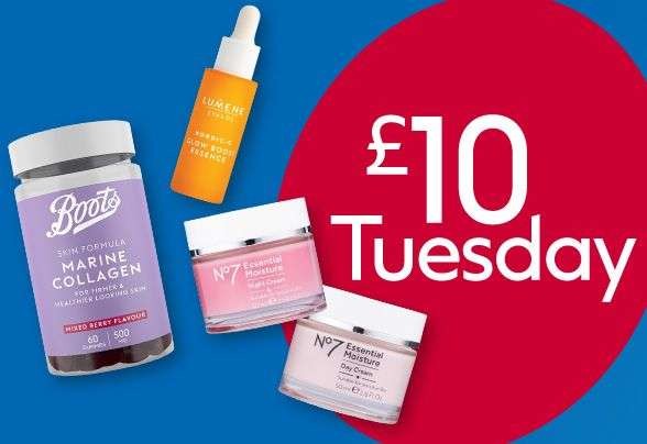 £10 Tuesday, ELF, MAC, Estee Lauder, Clinique, Soap and Glory, Sanctuary, Nip+Fab, Lumene, Nivea, L'Oreal, No7, Oral B, £1.50 C&C