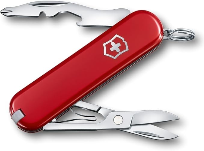 Victorinox Jetsetter Swiss Army Pocket Knife, Small Multi Tool, 7 Functions, Bottle Opener, Phillips Screwdriver 0/1, Magnetic, Scissors