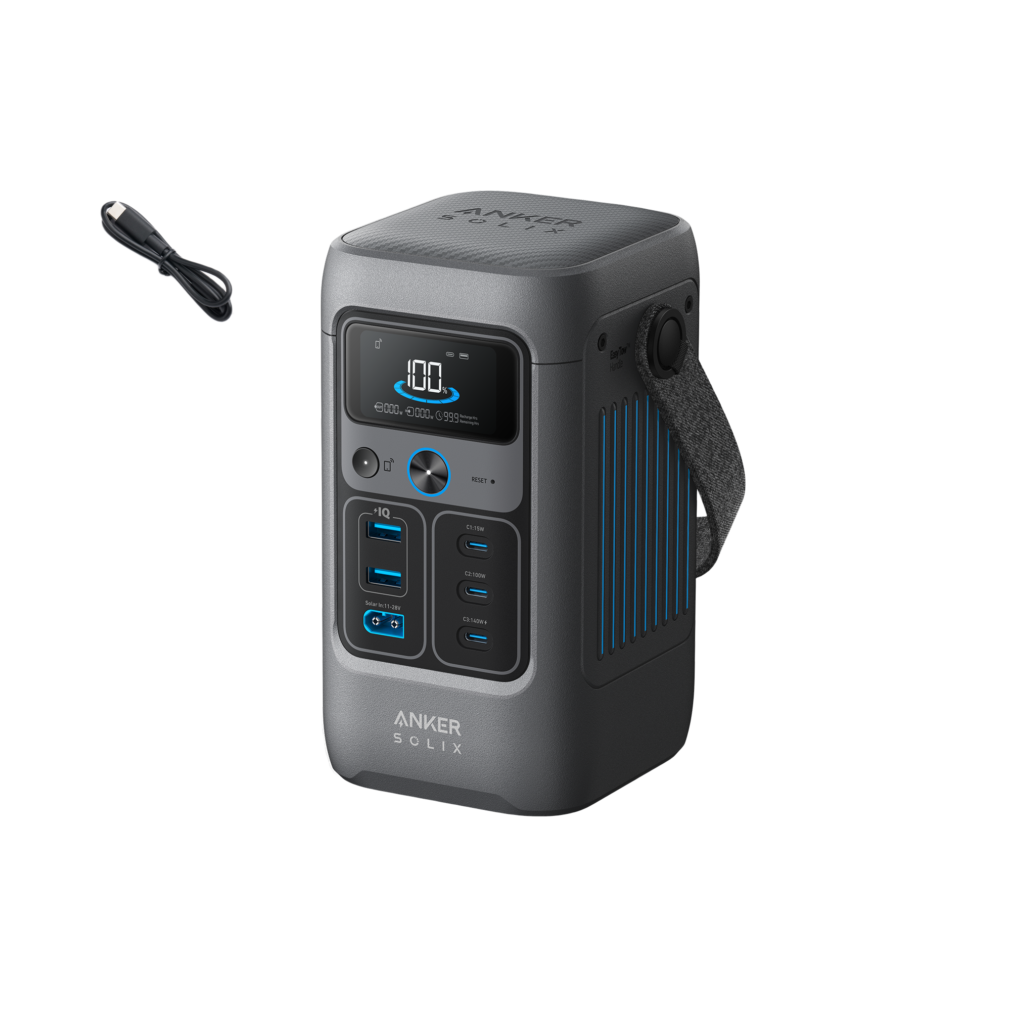 Anker Solix C200 DC Portable Power Station, 192Wh, 200W