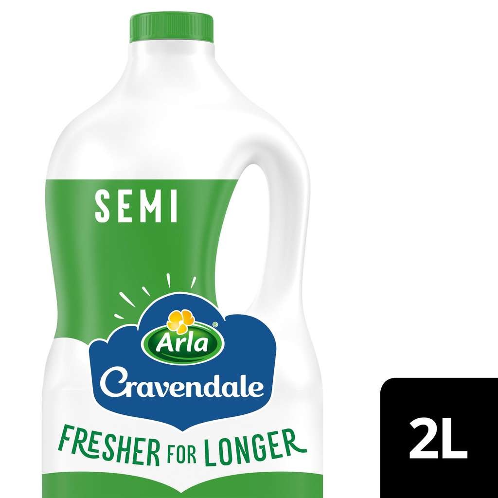 2 Litre Cravendale Fresh Milk and 1 x Kellogg's Cereal 670g Cornflakes or 420g Coco Pops, Online