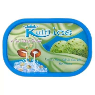 1L Kulfi Ice Cream: Pistachio with real pistachios or Malai with real almonds