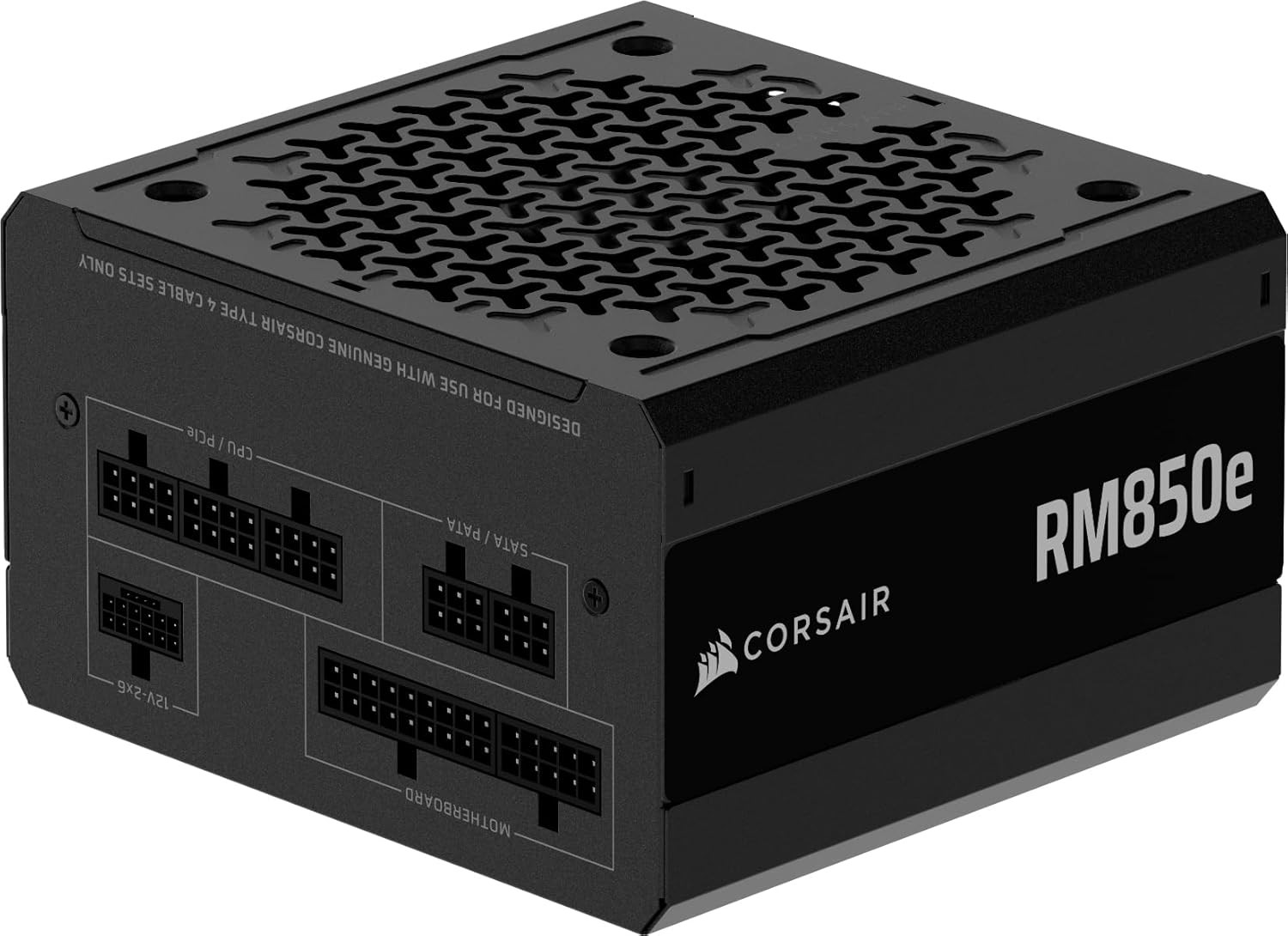 Corsair RM850e 2025 Fully Modular Low-Noise ATX Power Supply, Black