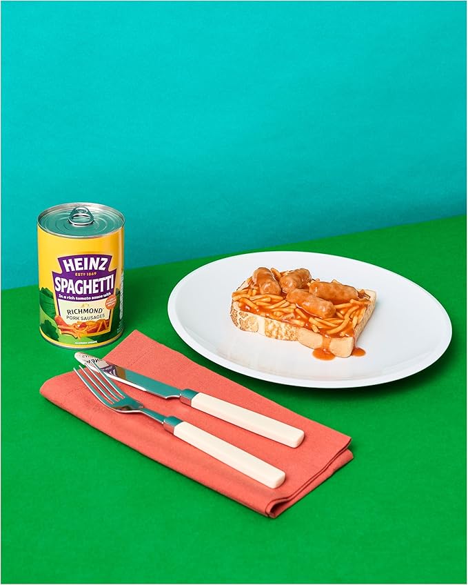 Heinz Spaghetti with Richmond Pork Sausages 400g - 3 for the Price of 2 plus 5% off When Buying 4 & S&S