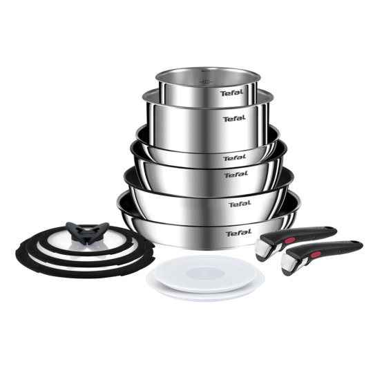 Ingenio Emotion L897SD74, 13 piece stainless steel pan set