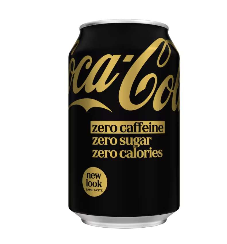 Free sample caffeine free Coca Cola Zero 330ml when you spend £50+