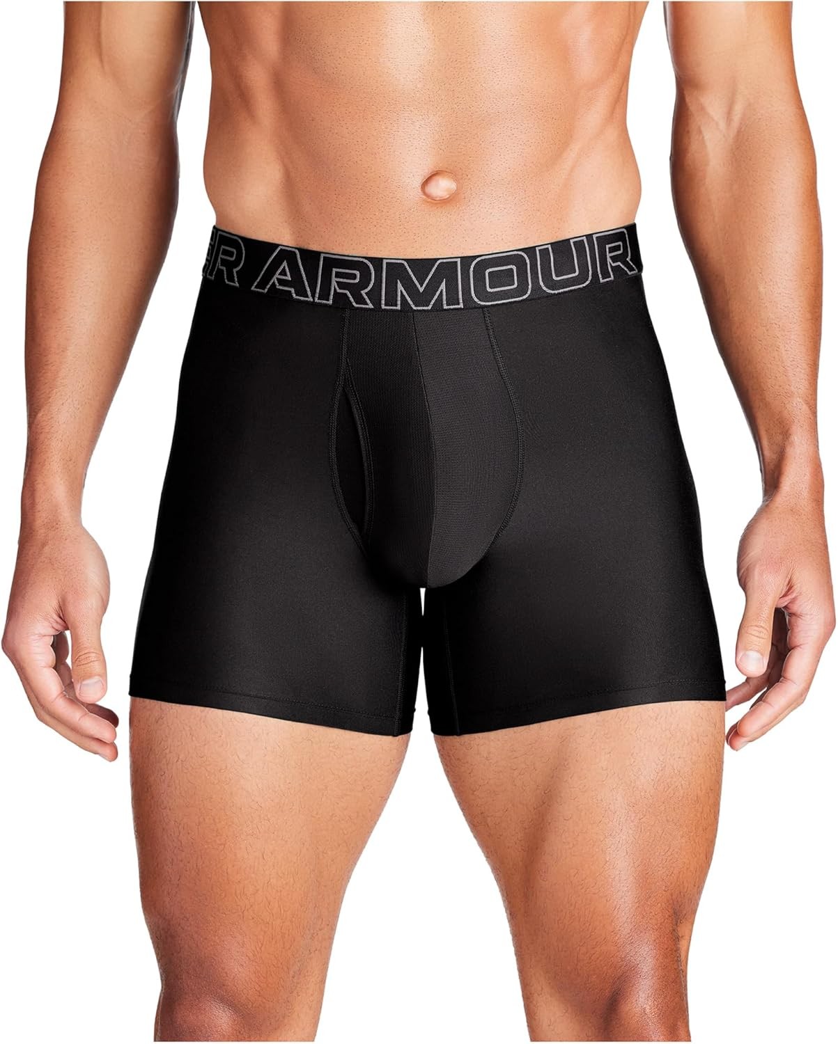 Under Armour Men's 3-Pack Performance Tech Boxer Brief, 6" inseam. Breathable, soft feel, wicks moisture