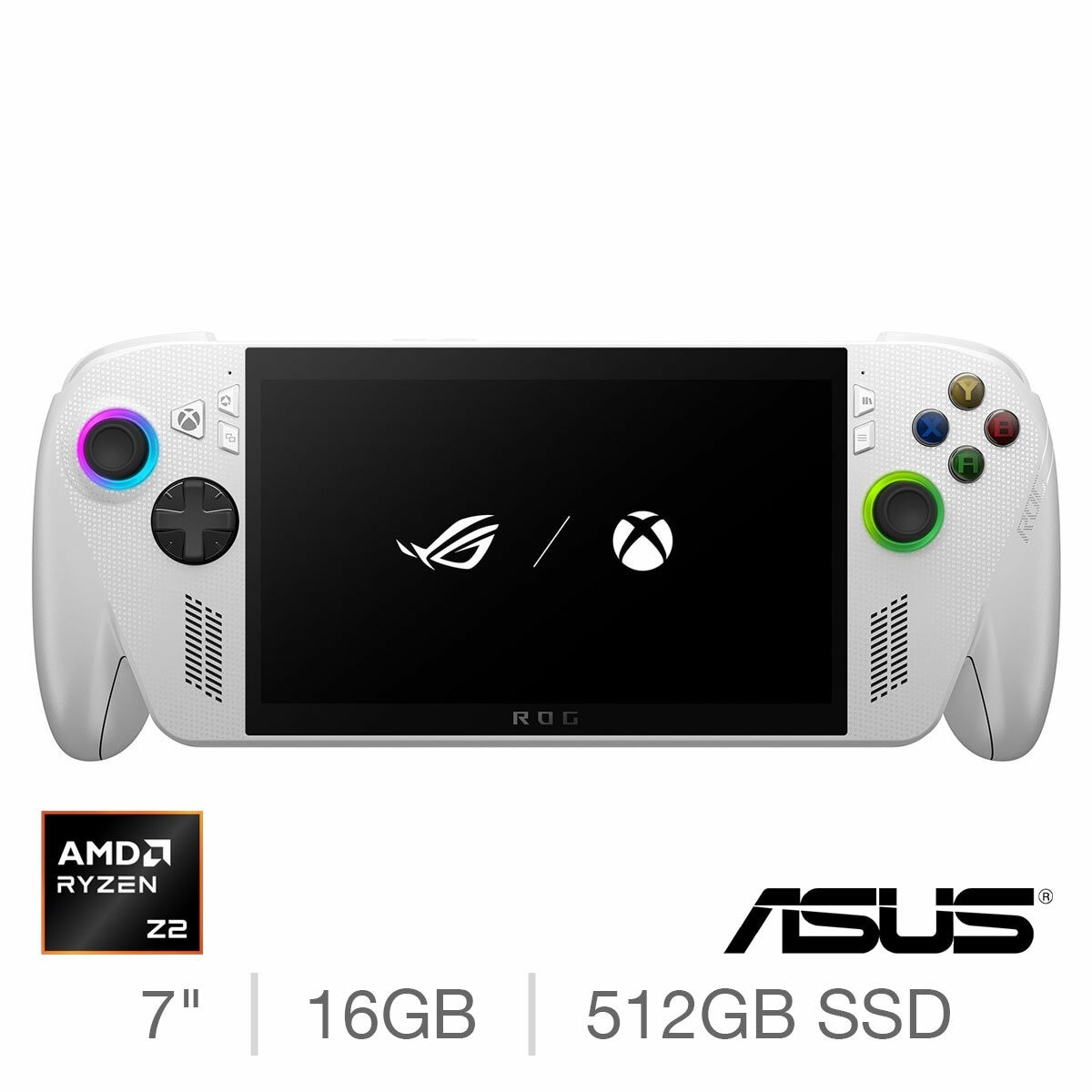 ASUS ROG Ally, AMD Ryzen Z1, 16GB RAM, 512GB SSD, 7 Inch Handheld Gaming PC Console