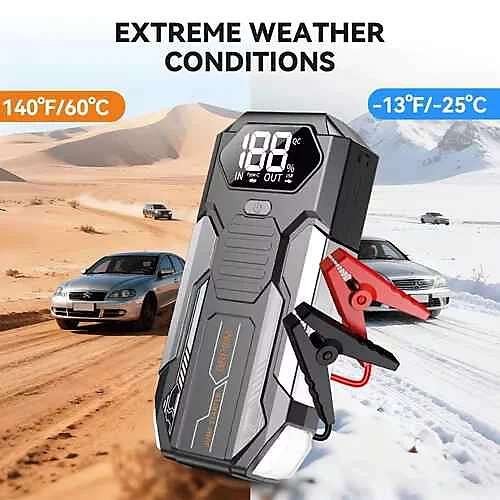 7000A 12V car jump starter, also a battery booster, with LED & USB fast charging from White Winds