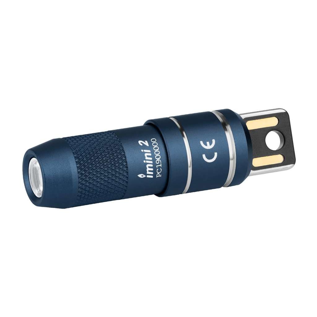 Olight Imini 2 Keychain Rechargeable Small EDC Torch, Midnight Blue
