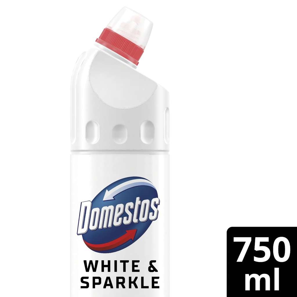 Domestos White and Sparkle Thick Bleach 750ml