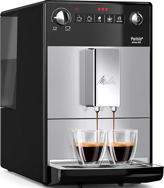 Melitta Automatic Espresso Machine, Purista Model, F230-101, Silver, 6766667