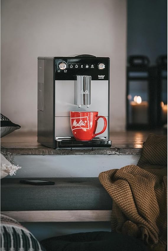Melitta Automatic Espresso Machine, Purista Model, F230-101, Silver, 6766667