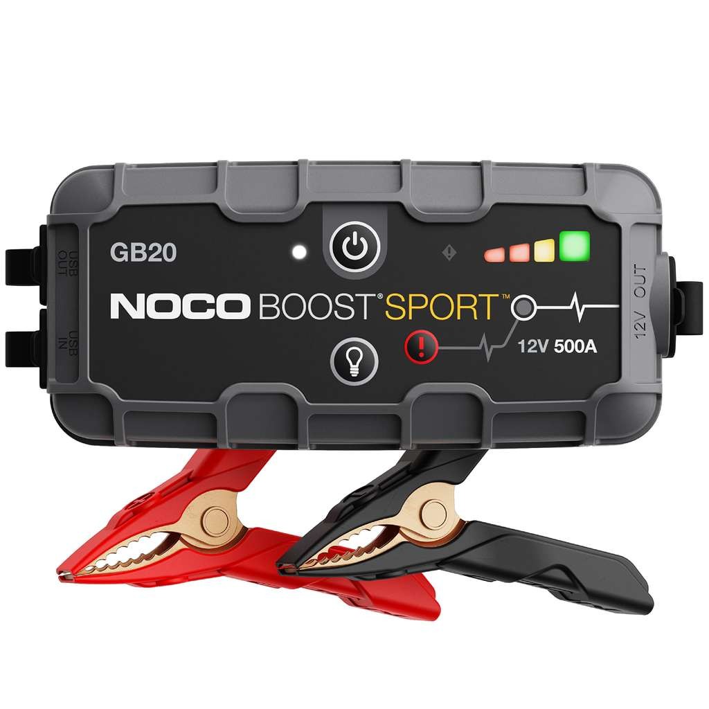 NOCO Boost GB20 500A UltraSafe Jump Starter, a 12V Lithium Battery Booster Pack