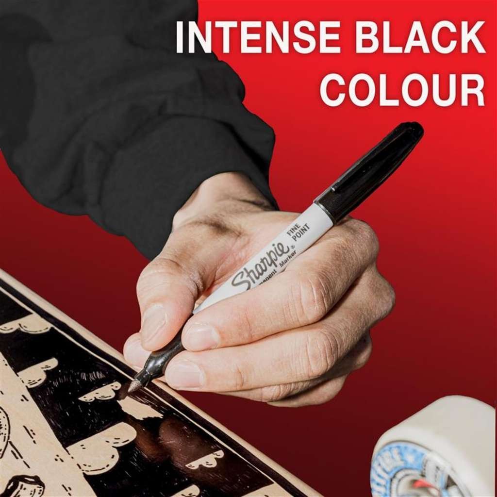 Good price on Sharpie Permanent Markers, 2 fine point black pens