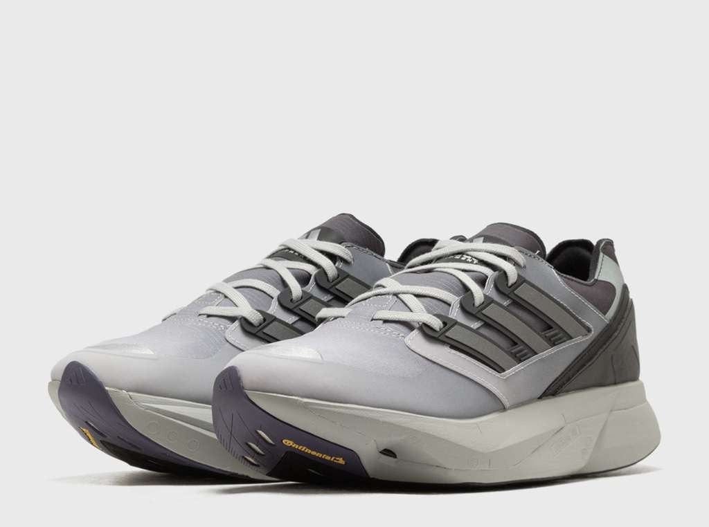 Grey adidas Equipment Adios Pro Running Trainers, sizes 3.5-12