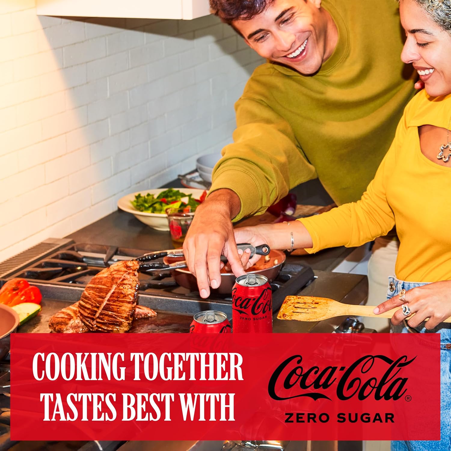 Coca-Cola Zero Sugar Soft Drink Cans, 24 x 330 mL