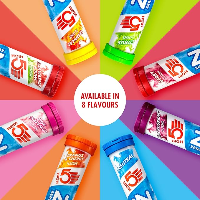 HIGH5 ZERO Electrolyte Tablet - Hydration Tablets Enhanced with Vitamin C - 0 Calories & Sugar Free - Boost Hydration, Performance & Wellness - Berry, 20 Tablets