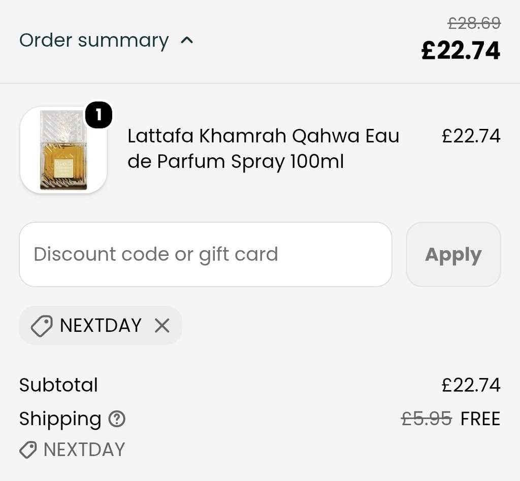 Lattafa Khamrah Qahwa EDP 100ml or Lattafa Khamrah EDP 100ml